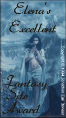 Elena's Excellent Fantasy Site Award