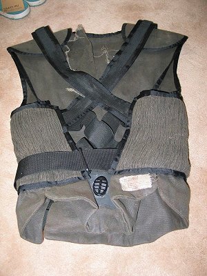 Capa's bloody vest - Back