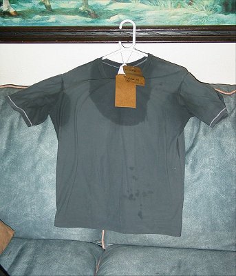 Capa's sweaty shirt